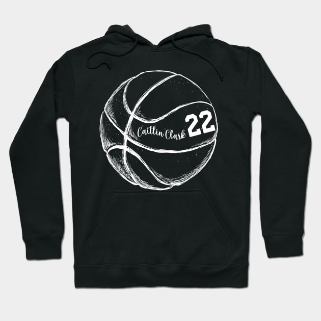 caitlin clark 22 Hoodie by Folke Fan Cv